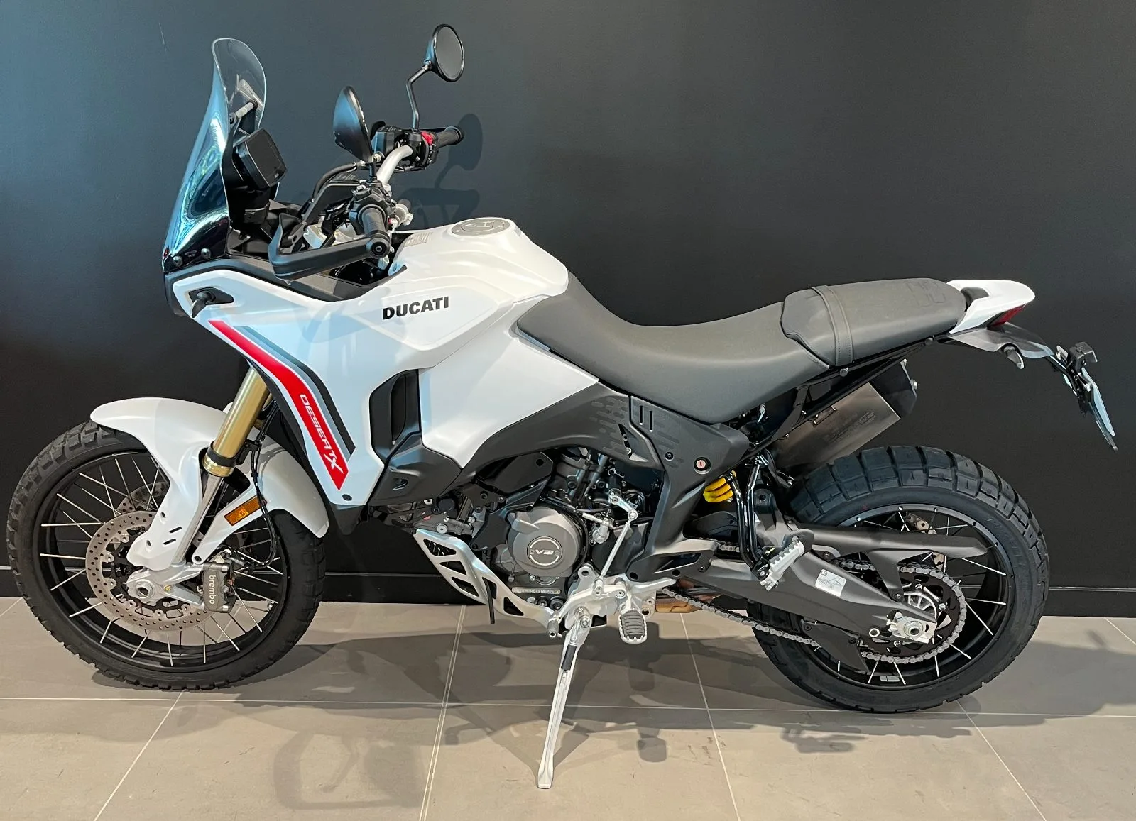 Ducati Desertx White Livery